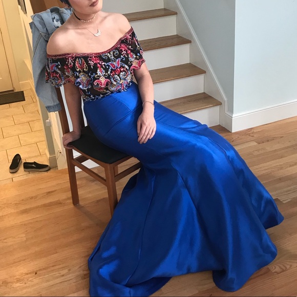 MON CHERIE TWO PIECE PROM DRESS 2018 - Picture 4 of 6